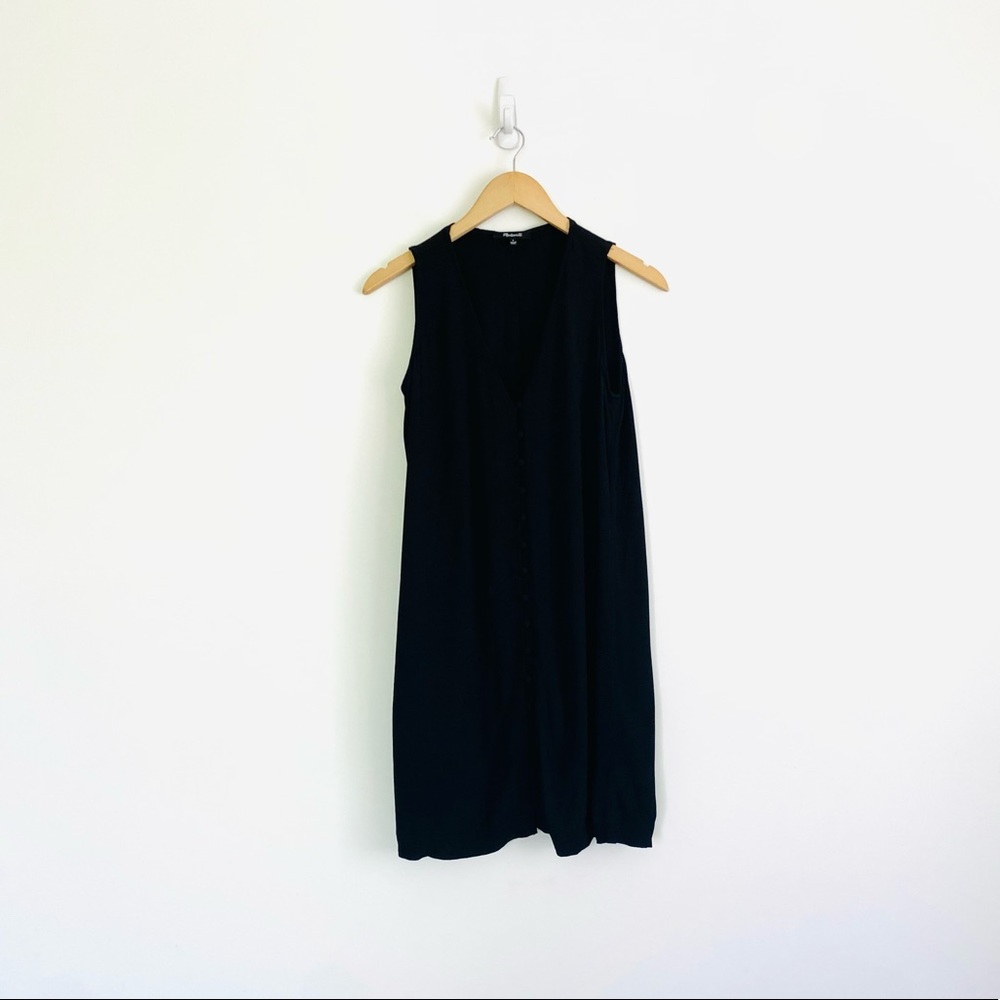 Madewell Heather Button-Front Dress - Picture 3 of 11